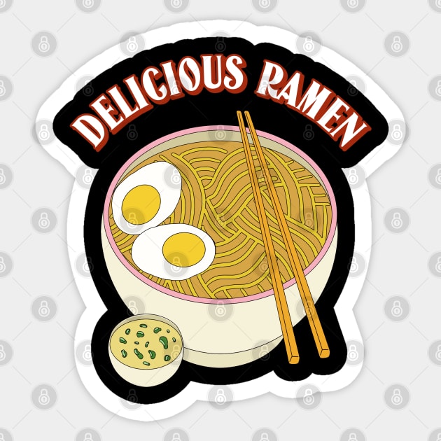 delicious ramen cool design Sticker by tedd